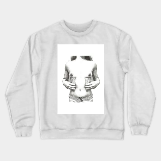 Ice Cream Crewneck Sweatshirt by Peter Ricq